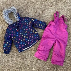 Toddler Girls Size 2T Cat & Jack Winter/Snow Gear